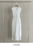 Cezanne flare banding sleeveless one piece