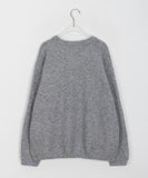 Paho Lettering Round Wool Knit