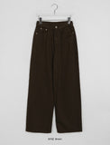 Inisha Basic Wide Cotton Pants