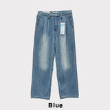 Veil two-tuck wide denim pants