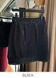 Twinty Sequins Tweed Mini Skirt