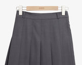 Nuen Pleated Midi Skirt