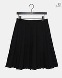 Lesha Pleated Midi Wide Skirt