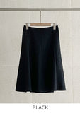 Lacey Suede Flared Skirt