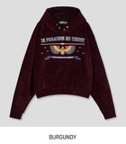 [Mink Brushed] Trust Velvet Corduroy Crop Hood