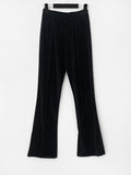 showble velvet straight pants