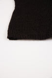 Need wool crop round-neck cardigan