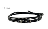 Monto Stud Eyelet Double Long Belt