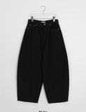Kinper Brushed Cotton Balloon Wide Pants