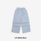 Miffne String Pintuck Line Pants