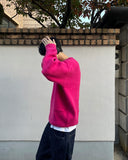 Point wool knit