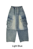 Lind Big Cargo Banding Denim Pants