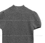 Ond Angora Half Turtleneck Knit Warmer Set