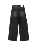Lowell Layered Cargo Denim Pants