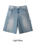 Caron Stone Carpenter Bermuda Denim Pants