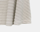 Meon Embossed Short Sleeve Flare One Piece