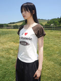 HYSTERIC RAGLAN HALF T
