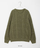 Supin cable round knit