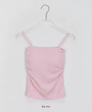 Nanami Color Shirring Cap Sleeveless