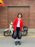[unisex] Hugen Summer Boucle Round Knit Cardigan