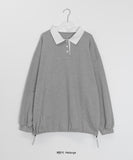 [BAONHAUS] Minets Over Color Matching Collar Rugby Tee