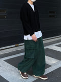 Fleece Cargo Balloon Pants
