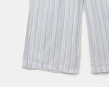 Niku Stripe Frill Banding Wide Pants