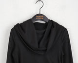 Blomer drape slim cropped hooded T-shirt