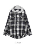 Western Check Hood Shirt