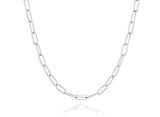 [Premium Plating] H Edition AB Round Tag Chain Necklace