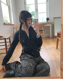 Muel Military Track Banding Strap Two-Way Pocket Wide-Fit Long Pants