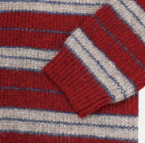 [wool21%] sway multi-stripe cardigan