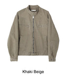 Loose Washed Biker Jacket