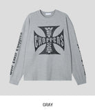Coast Waffle Cross Lettering Long Sleeve