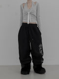 Winter Lettering Fleece Pants