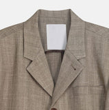 Lens Button Crop Blazer