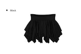 Light Unbalance Tiered Mini Skirt