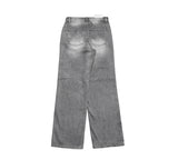 Tutu Gray Washing Denim Wide Pants