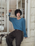 Loader Pintuck Stripe Wide Slacks