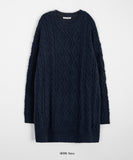 Ichi cable knit one piece