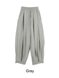 By Nylon Pintuck Balloon Pants