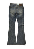 Cut Washing Bootcut Denim