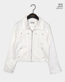 [MADE] Nicho Rivet Stud Collar Two Way Cotton Zip-Up