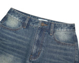 W Denim Mini Skirt