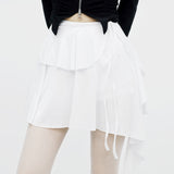 Kehi unbalanced mini skirt