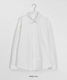 Covendi Shoulder Pintuck Cotton Over Shirt