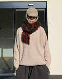 Cotton Waffle Round Knit