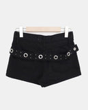 Danto Eyelet Studded Shorts