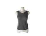 Obin Color Matching Slim Sleeveless T-Shirt Set
