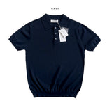 Viscose Collar Short Sleeve Knit